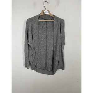 Toad Co Womens Cardigan XS Gray Hemp Organic Cotton Cocoon Cozy Relaxed